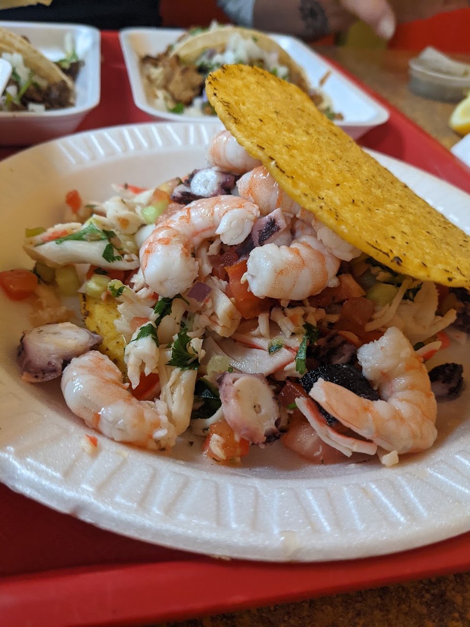 Tostada De Camaron